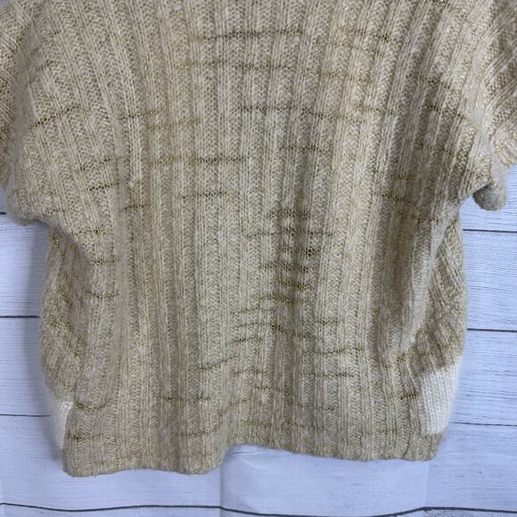Sleeping on Snow Anthro Womens size Small Cardigan Bolero Angora Wool Sweater - Picture 7 of 9